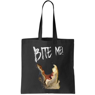 Bite Me! Printed Alligator Vintage Bag