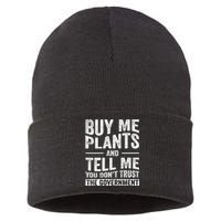 Buy Me Plants And Tell Me You Dont Trust The Government Sustainable Knit Beanie