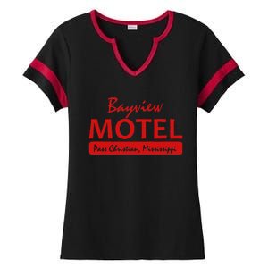 Bayview Motel Pass Christian Mississippi Ladies Halftime Notch Neck Tee