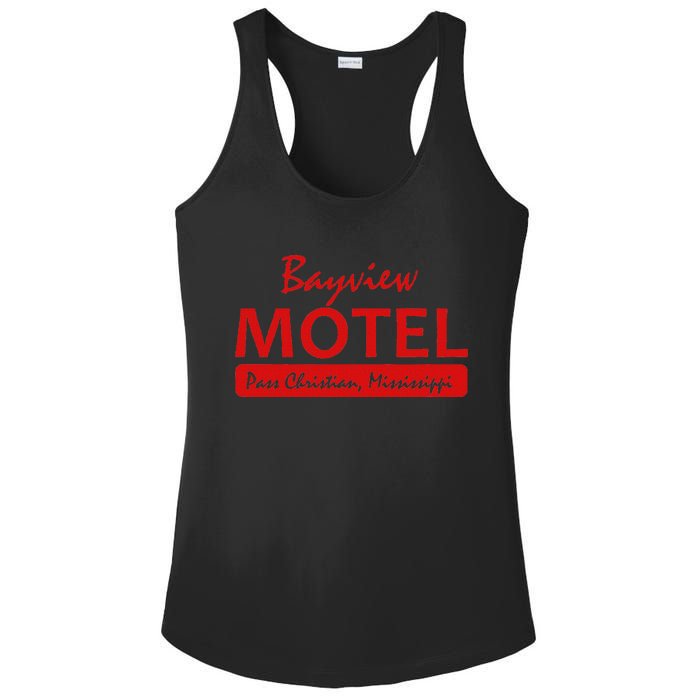 Bayview Motel Pass Christian Mississippi Ladies PosiCharge Competitor Racerback Tank