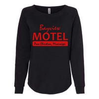 Bayview Motel Pass Christian Mississippi Womens California Wash Sweatshirt