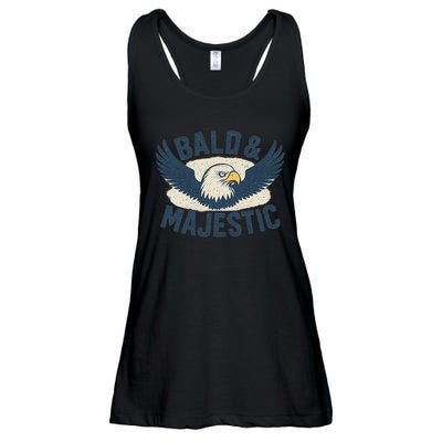 Bald & Majestic - Perfect Gift for Dads Ladies Essential Flowy Tank