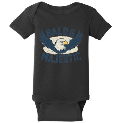 Bald & Majestic - Perfect Gift for Dads Baby Bodysuit