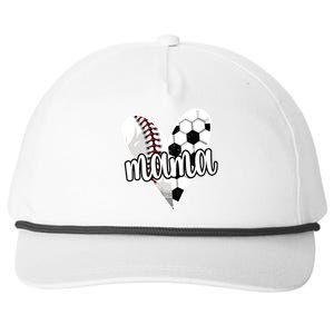 Baller Mama Proud Soccer Baseball Player Ball Mom Cool Gift Snapback Five-Panel Rope Hat