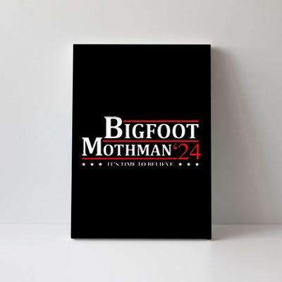 Bigfoot Mothman President 2024 Election Campaign Canvas