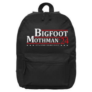 Bigfoot Mothman President 2024 Election Campaign 16 in Basic Backpack