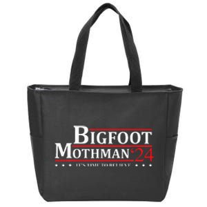 Bigfoot Mothman President 2024 Election Campaign Zip Tote Bag