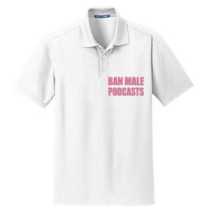 Ban Male Podcasts Dry Zone Grid Polo