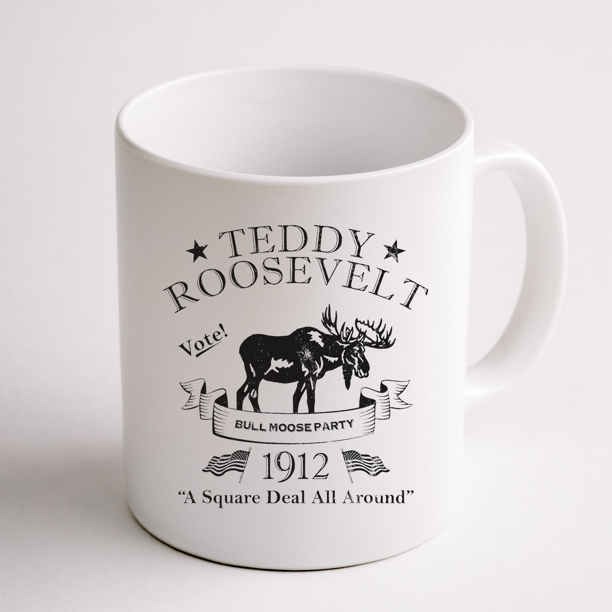 Bull Moose Party Vintage Teddy Roosevelt Campaign Political Mug