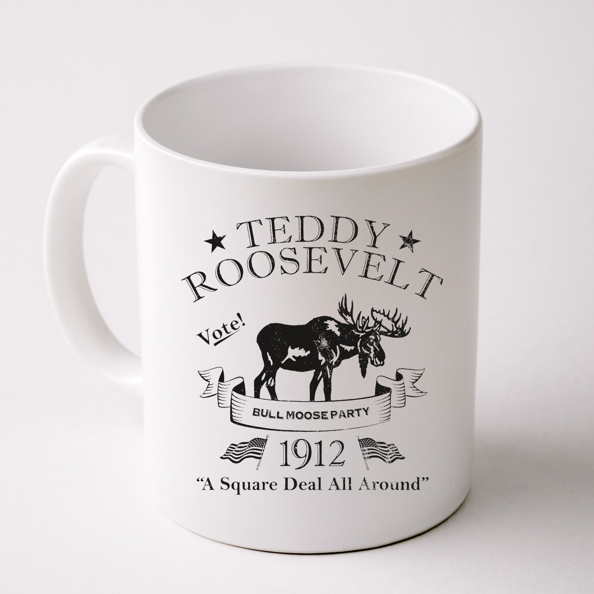 Bull Moose Party Vintage Teddy Roosevelt Campaign Political Mug