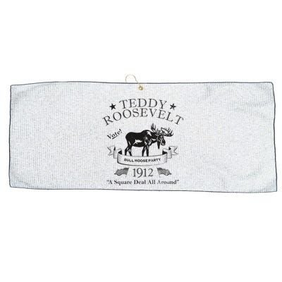 Bull Moose Party Vintage Teddy Roosevelt Campaign Political Large Microfiber Waffle Golf Towel