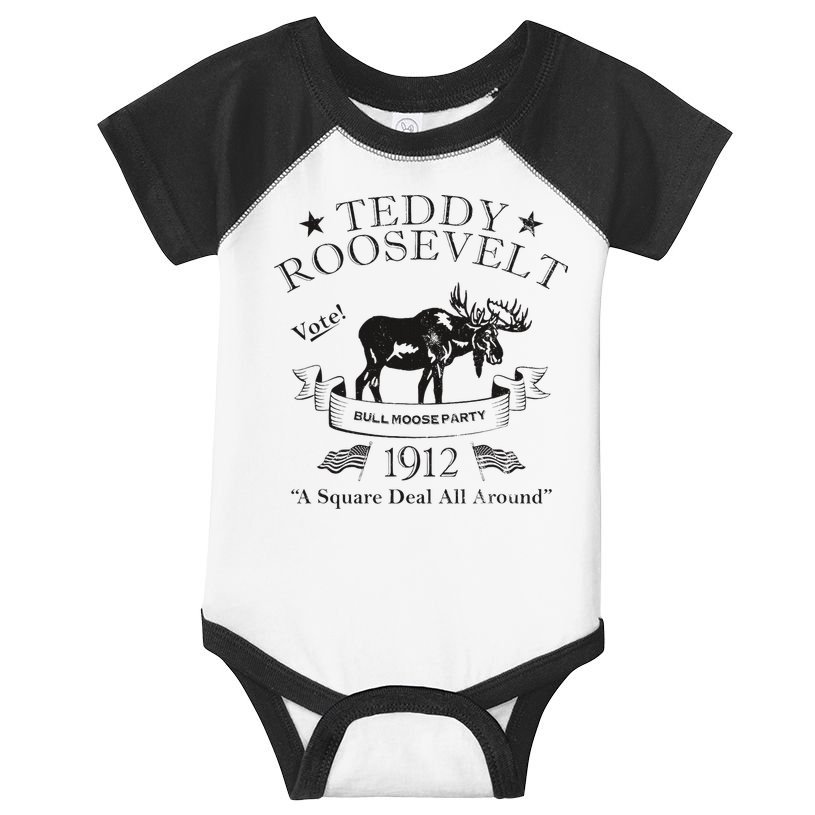 Bull Moose Party Vintage Teddy Roosevelt Campaign Political Infant Baby Jersey Bodysuit