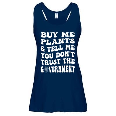 Buy Me Plants And Tell Me You Dont Trust The Government Ladies Essential Flowy Tank