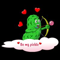 Be My Pickle, Fun Pickleball, Valentines Day Pickleball Impact Tech Backpack
