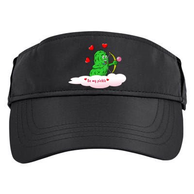 Be My Pickle, Fun Pickleball, Valentines Day Pickleball Adult Drive Performance Visor