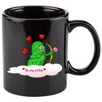 Be My Pickle, Fun Pickleball, Valentines Day Pickleball 11oz C Handle Ceramic Mug