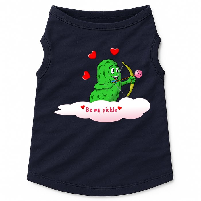 Be My Pickle, Fun Pickleball, Valentines Day Pickleball Doggie Tank