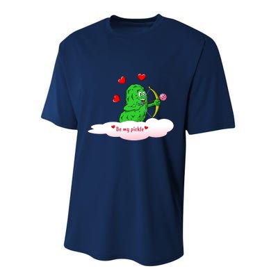 Be My Pickle, Fun Pickleball, Valentines Day Pickleball Performance Sprint T-Shirt