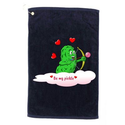 Be My Pickle, Fun Pickleball, Valentines Day Pickleball Golf Towel