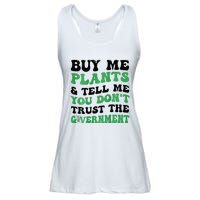 Buy Me Plants And Tell Me You Don't Trust The Government Ladies Essential Flowy Tank