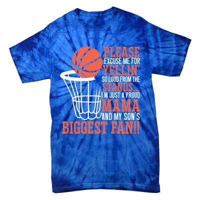 Basketball Mama Player Hoop Junkie Mothers Day Mom Gift Tie-Dye T-Shirt