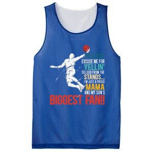 Basketball Mama Player Hoop Junkie Mothers Day Mom Cool Gift Mesh Reversible Basketball Jersey Tank