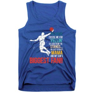 Basketball Mama Player Hoop Junkie Mothers Day Mom Cool Gift Tank Top