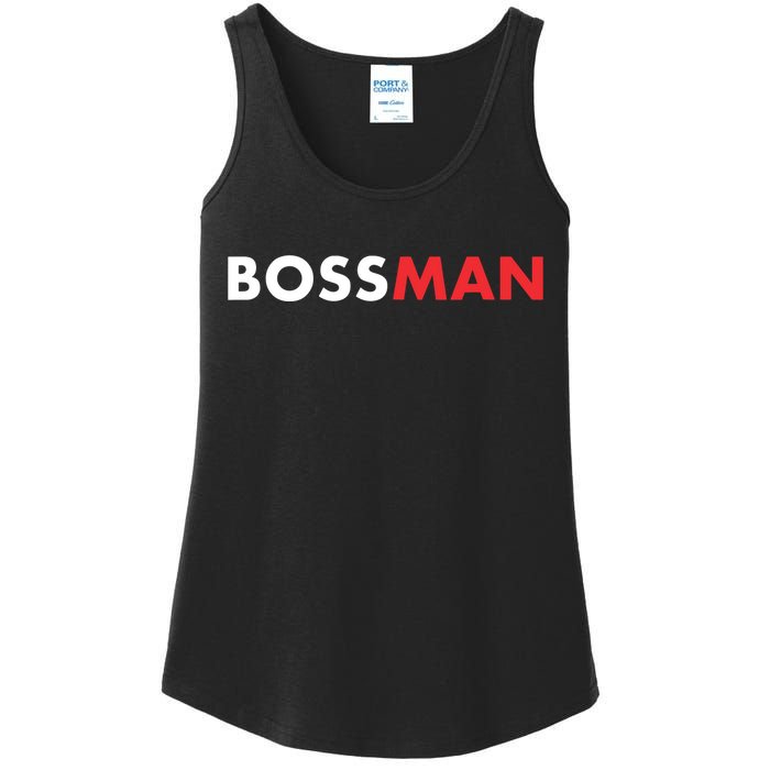 Boss Man Popular Gift Idea Boss Day Ladies Essential Tank