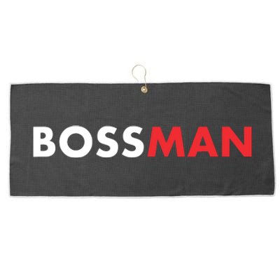 Boss Man Popular Gift Idea Boss Day Large Microfiber Waffle Golf Towel