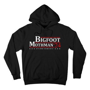 Bigfoot Mothman President 2024 Election Campaign Hoodie