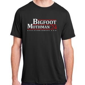 Bigfoot Mothman President 2024 Election Campaign Adult ChromaSoft Performance T-Shirt