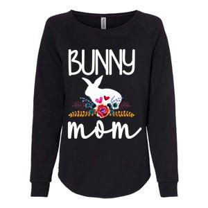 Bunny Mom Proud Rabbit Mom Bunny Lover Bunny Momma Meaningful Gift Womens California Wash Sweatshirt