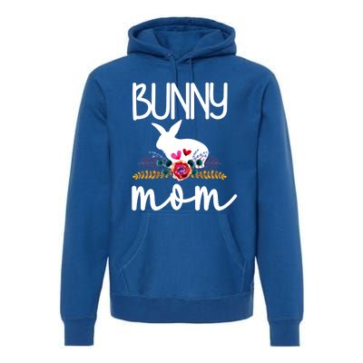 Bunny Mom Proud Rabbit Mom Bunny Lover Bunny Momma Meaningful Gift Premium Hoodie