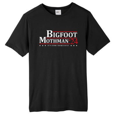 Bigfoot Mothman President 2024 Election Campaign Tall Fusion ChromaSoft Performance T-Shirt