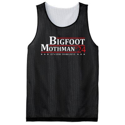 Bigfoot Mothman President 2024 Election Campaign Mesh Reversible Basketball Jersey Tank