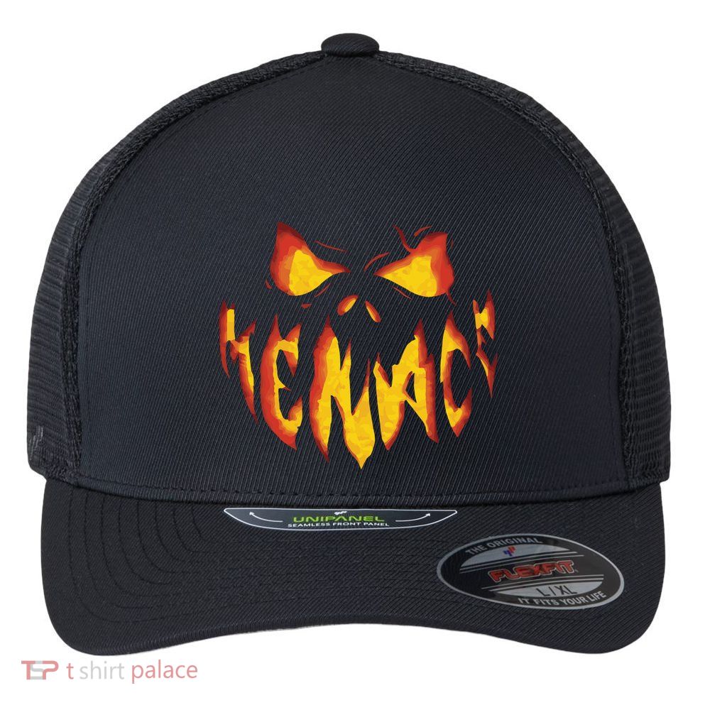 Bam Menace Pumpkin Flexfit Unipanel Trucker Cap