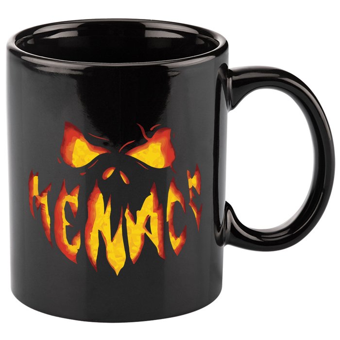 Bam Menace Pumpkin 11oz C Handle Ceramic Mug