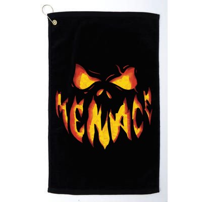 Bam Menace Pumpkin Golf Towel