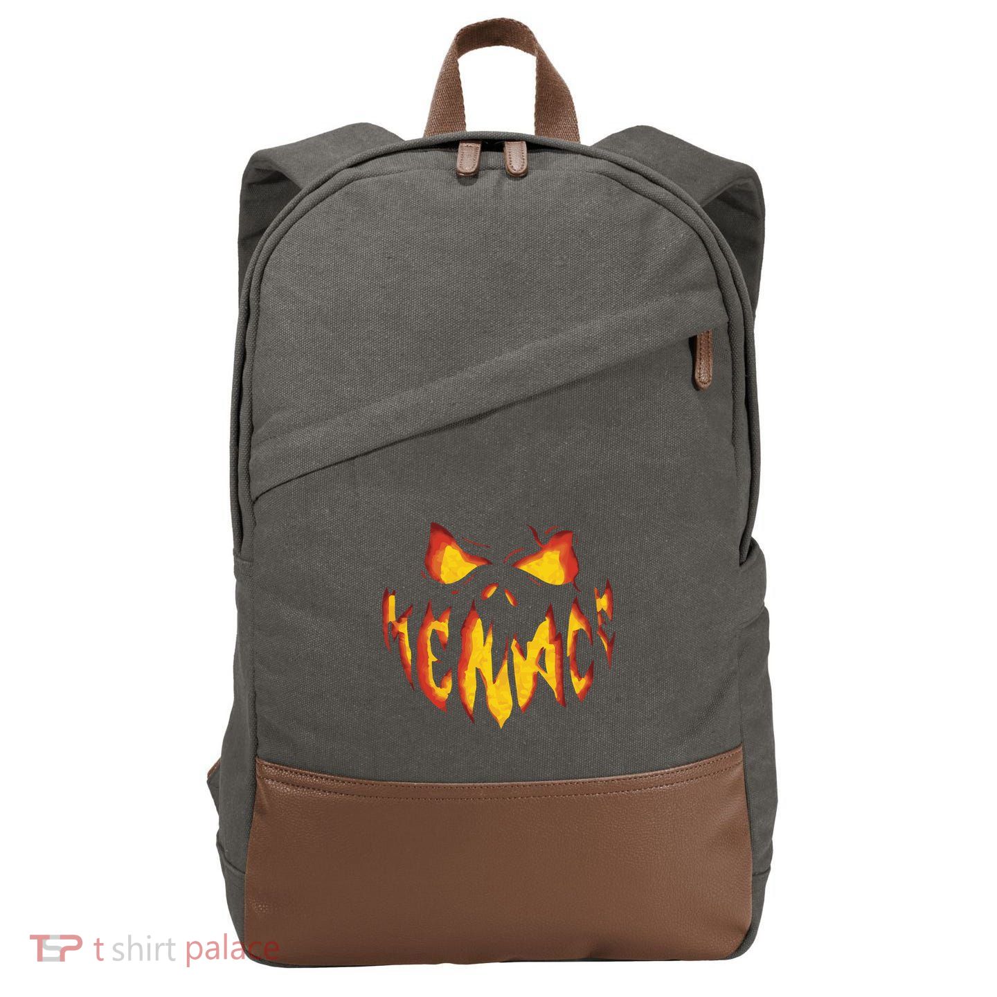 Bam Menace Pumpkin Cotton Canvas Backpack