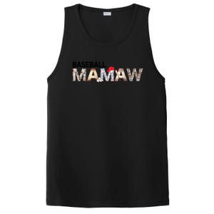 Baseball Mamaw Proud Ball Mamaw Baseball Pride Gift PosiCharge Competitor Tank