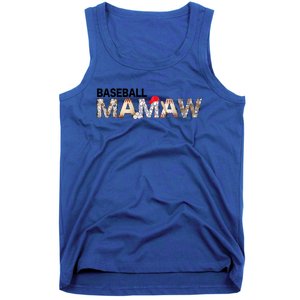 Baseball Mamaw Proud Ball Mamaw Baseball Pride Gift Tank Top