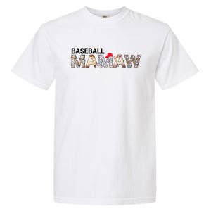 Baseball Mamaw Proud Ball Mamaw Baseball Pride Gift Garment-Dyed Heavyweight T-Shirt