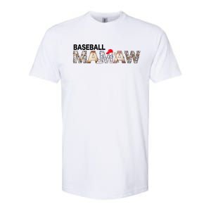 Baseball Mamaw Proud Ball Mamaw Baseball Pride Gift Softstyle CVC T-Shirt