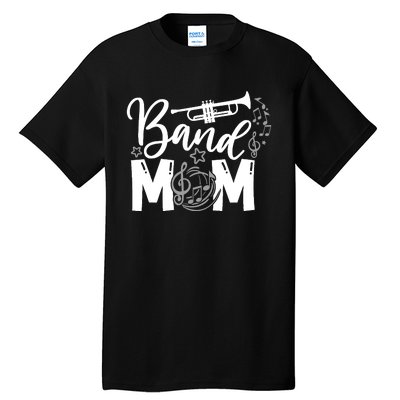 Band Mom Proud Band Mom Musical Marching Band Trumpet Tall T-Shirt