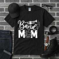 Band Mom Proud Band Mom Musical Marching Band Trumpet Tall T-Shirt