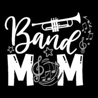 Band Mom Proud Band Mom Musical Marching Band Trumpet Tall T-Shirt