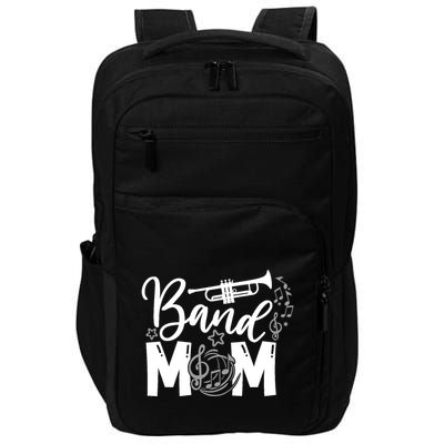 Band Mom Proud Band Mom Musical Marching Band Trumpet Impact Tech Backpack