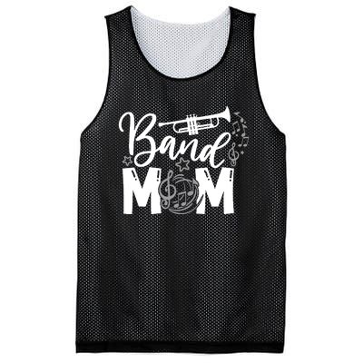 Band Mom Proud Band Mom Musical Marching Band Trumpet Mesh Reversible Basketball Jersey Tank