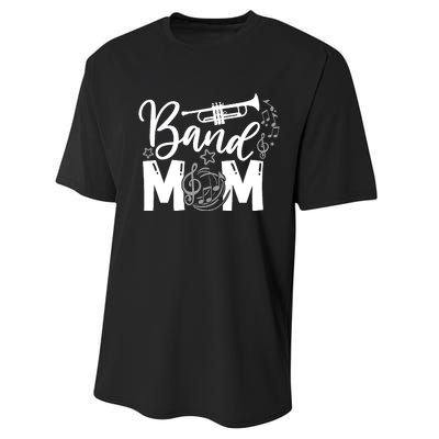 Band Mom Proud Band Mom Musical Marching Band Trumpet Performance Sprint T-Shirt