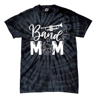 Band Mom Proud Band Mom Musical Marching Band Trumpet Tie-Dye T-Shirt